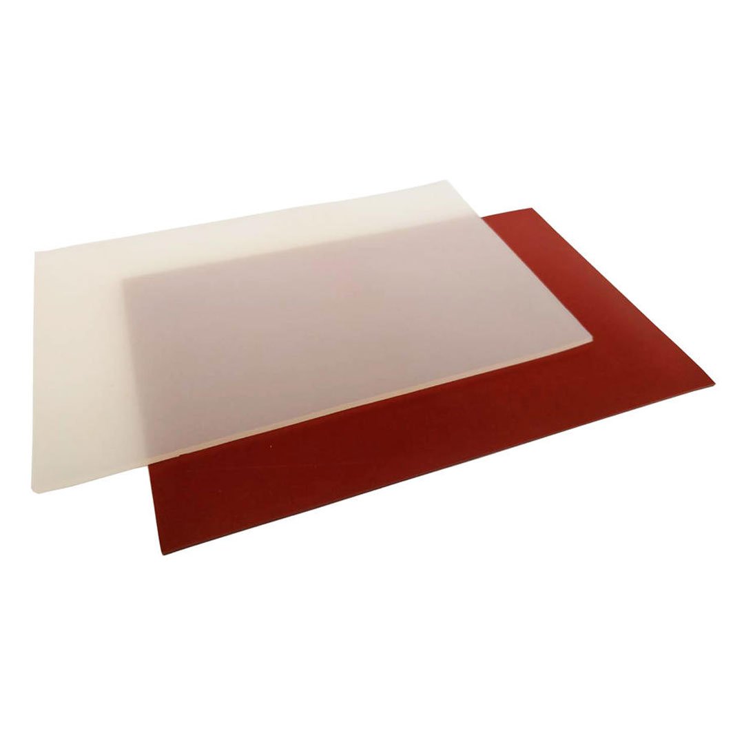 Silicone Rubber Sheet - 60 Shore A - Red