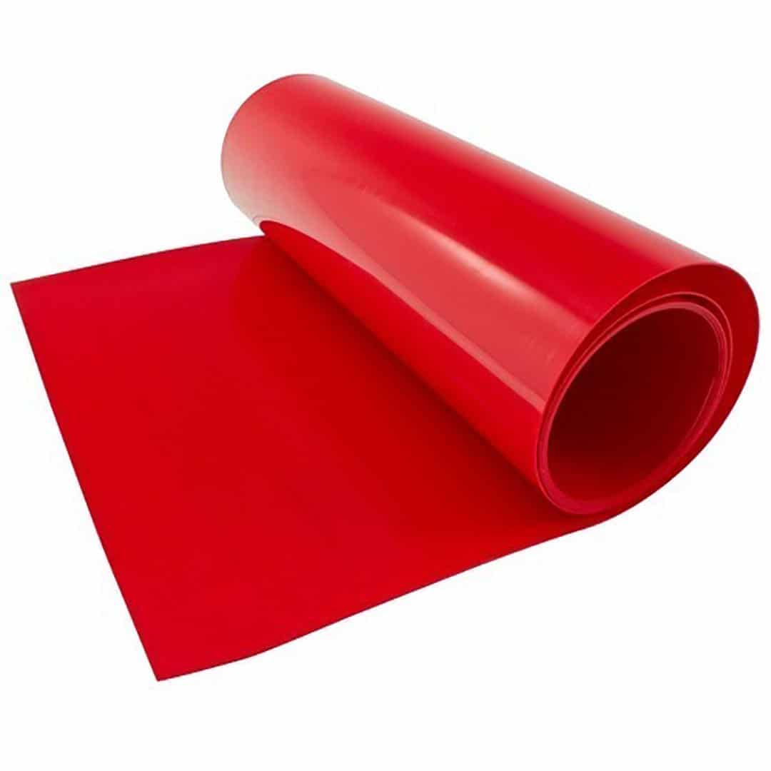 Silicone Rubber Sheet - 60 Shore A - Red